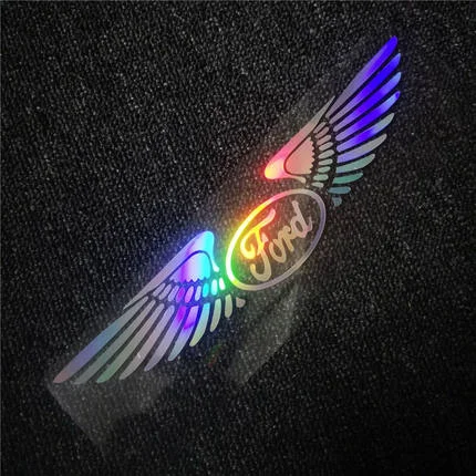 3D angelo sparnų lazerinis automobilio lipdukas ✧4 vnt.✧-LT