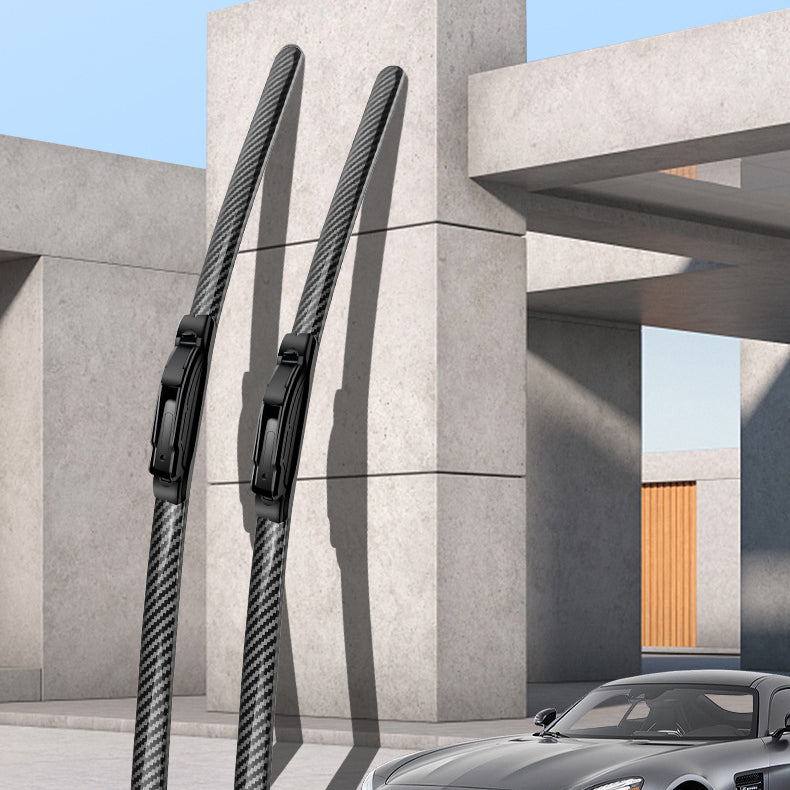 Limpiaparabrisas de fibra de carbono silenciosos y sin huesos-ES