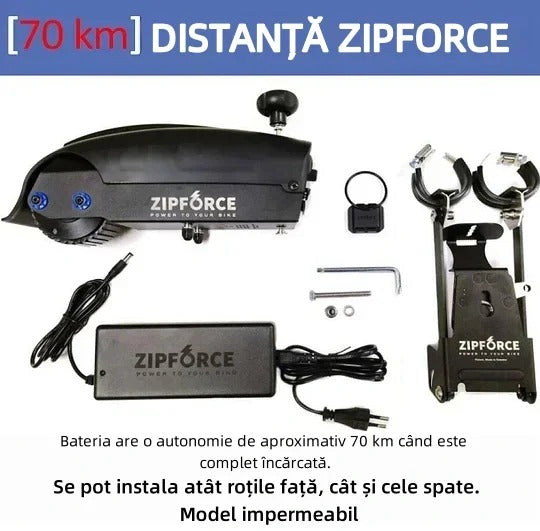 Κινητήρας υποβοήθησης ποδηλάτου Zipforce - Μπορεί να χρησιμοποιηθεί και στους μπροστινούς και στους πίσω τροχούς-GR