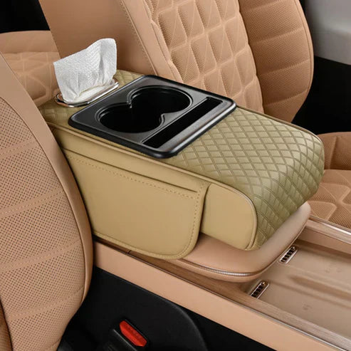 Almohadilla elevadora para reposabrazos de automóvil sensible a la presión multifunción integrada-ES