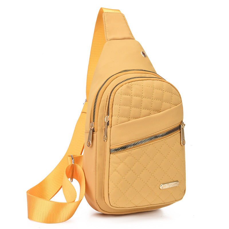 đ„Bolso de pecho con cremallera y mĂșltiples bolsillos-ES