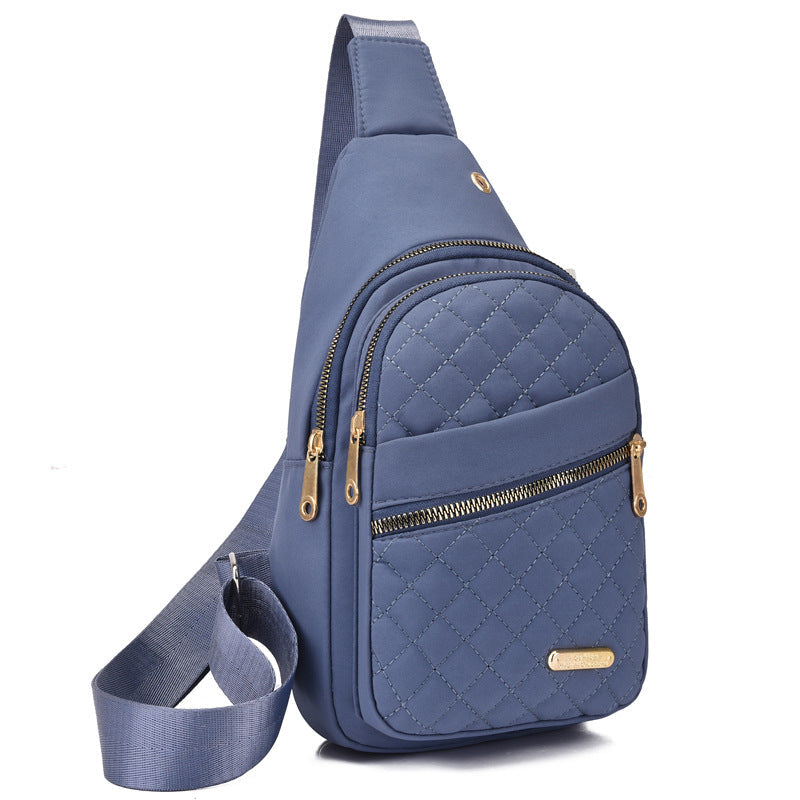 đ„Bolso de pecho con cremallera y mĂșltiples bolsillos-ES
