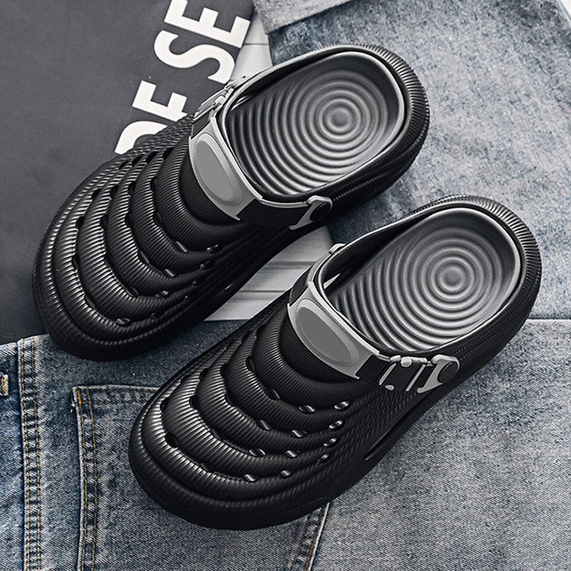 ☁️Sandalias transpirables sin cordones para hombre🌬️-ES