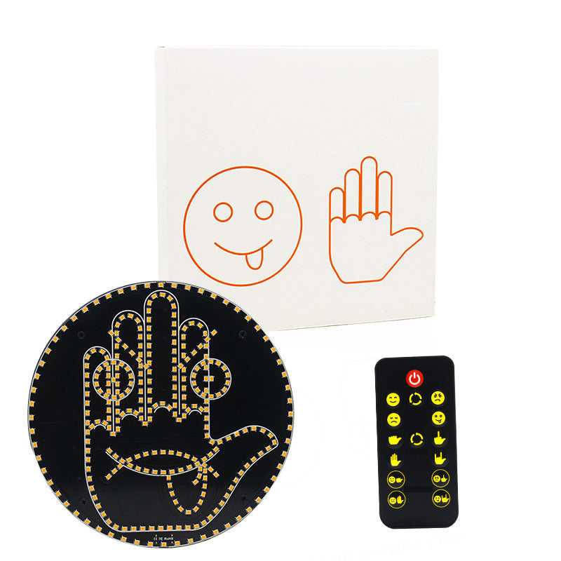 Luz LED de salpicadero con gestos y expresiones para la luneta trasera del coche-ES