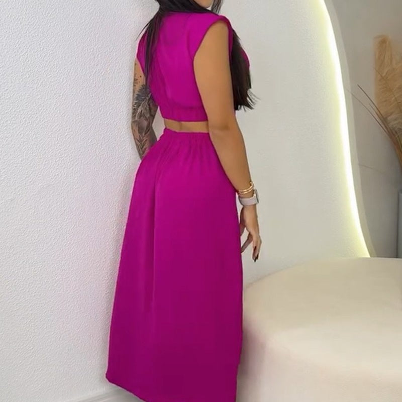 【S-2XL】👗Vestido elegante con abertura para mujer-ES