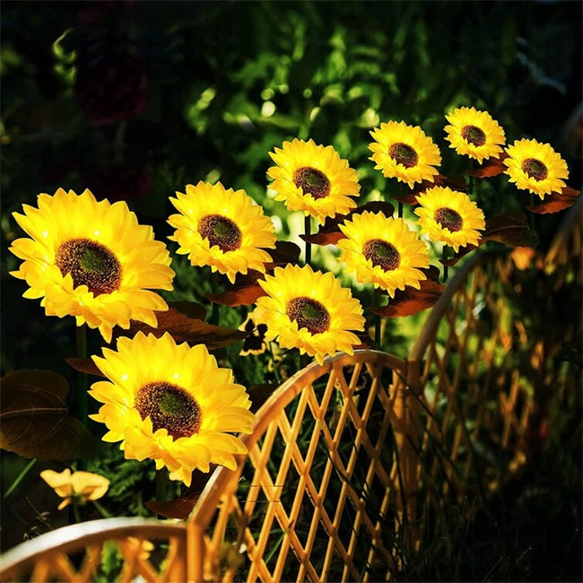 🔥✨Ηλιακός στύλος φωτισμού κήπου για ηλίανθο🌻-GR