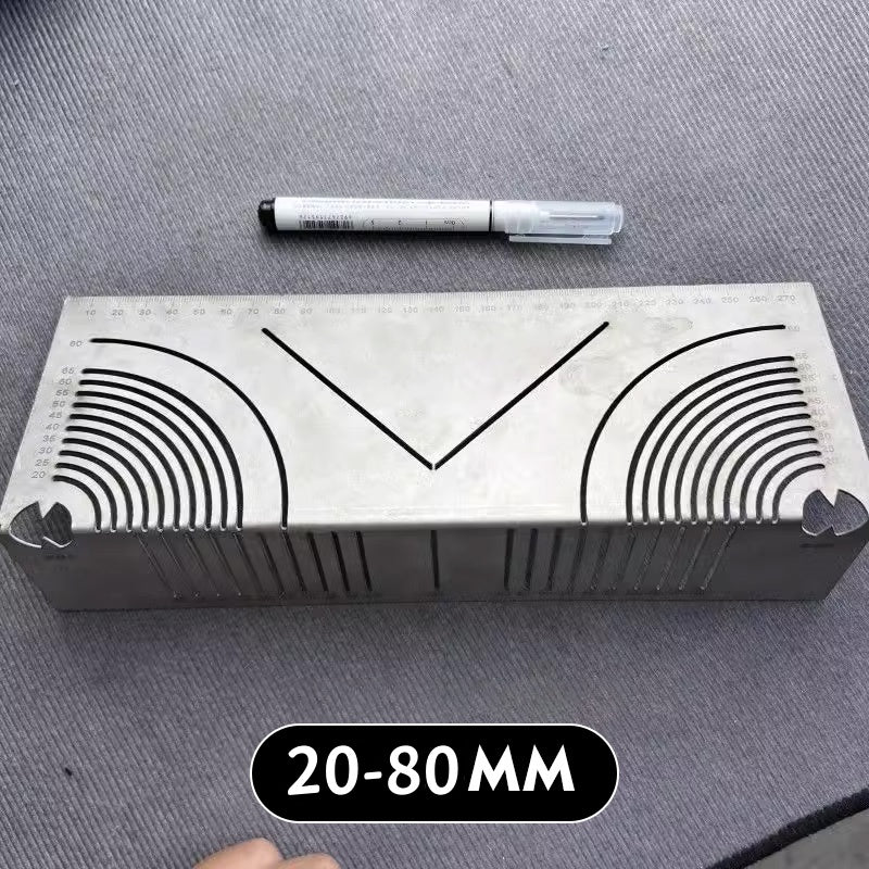 🔥Τετράγωνος χάρακας από ανοξείδωτο ατσάλι για σήμανση γωνιών 90°-GR