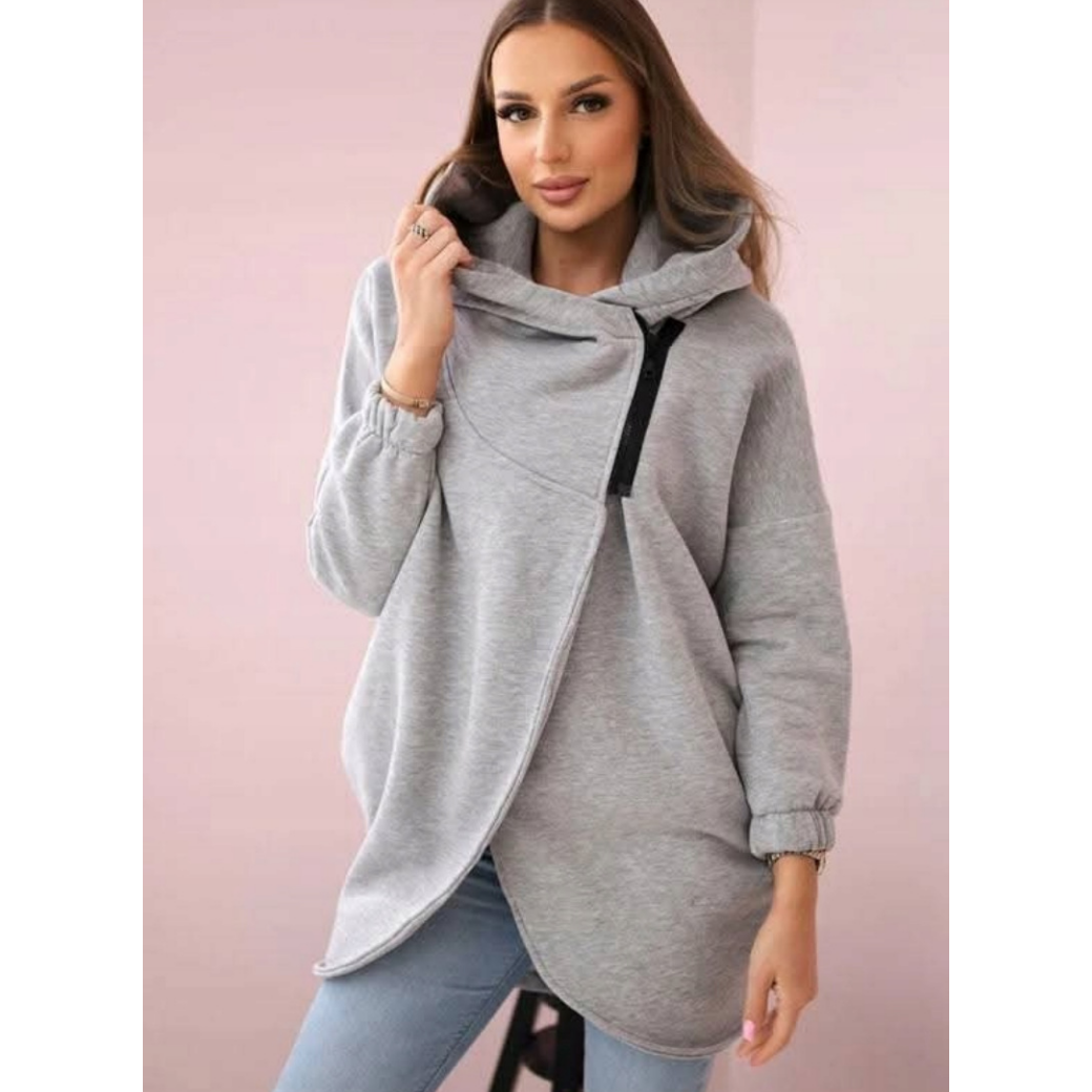 😍 (S-4XL) 🌼 Moteriškas didelis storas džemperis su gobtuvu-LT