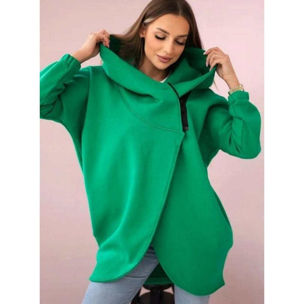 😍 (S-4XL) 🌼 Moteriškas didelis storas džemperis su gobtuvu-LT