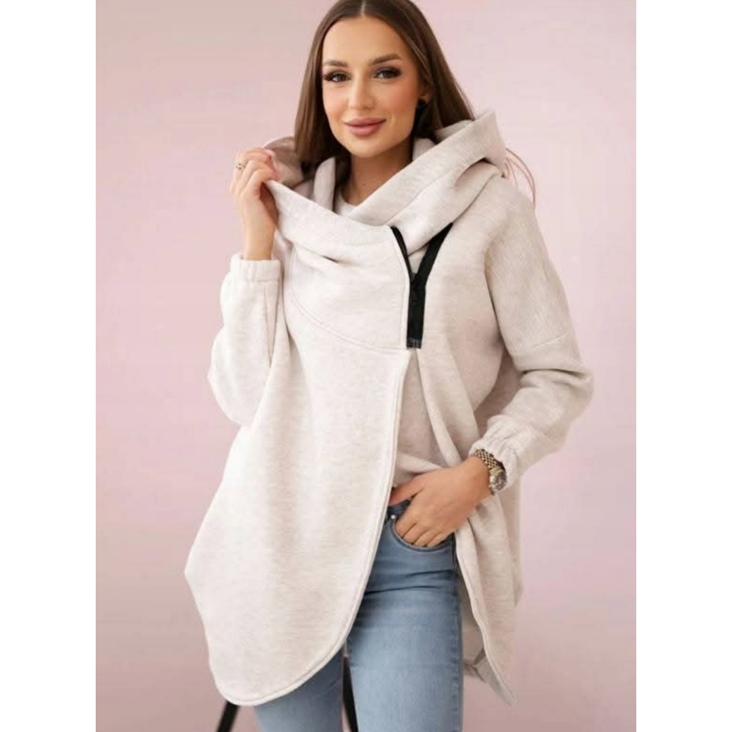 😍 (S-4XL) 🌼 Moteriškas didelis storas džemperis su gobtuvu-LT