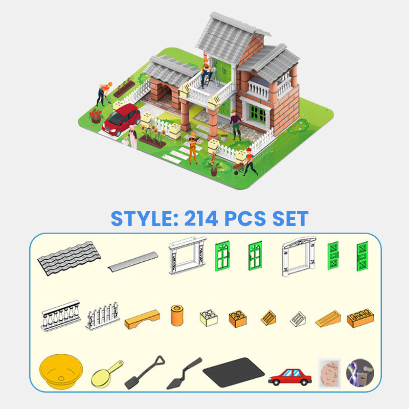 🏠Surenkamas mini konstrukcinis rinkinys-LT