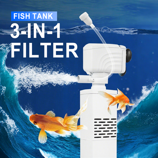 3-v-1 akvarijski filter – filtracija, oksigenacija in črpanje vode--SI