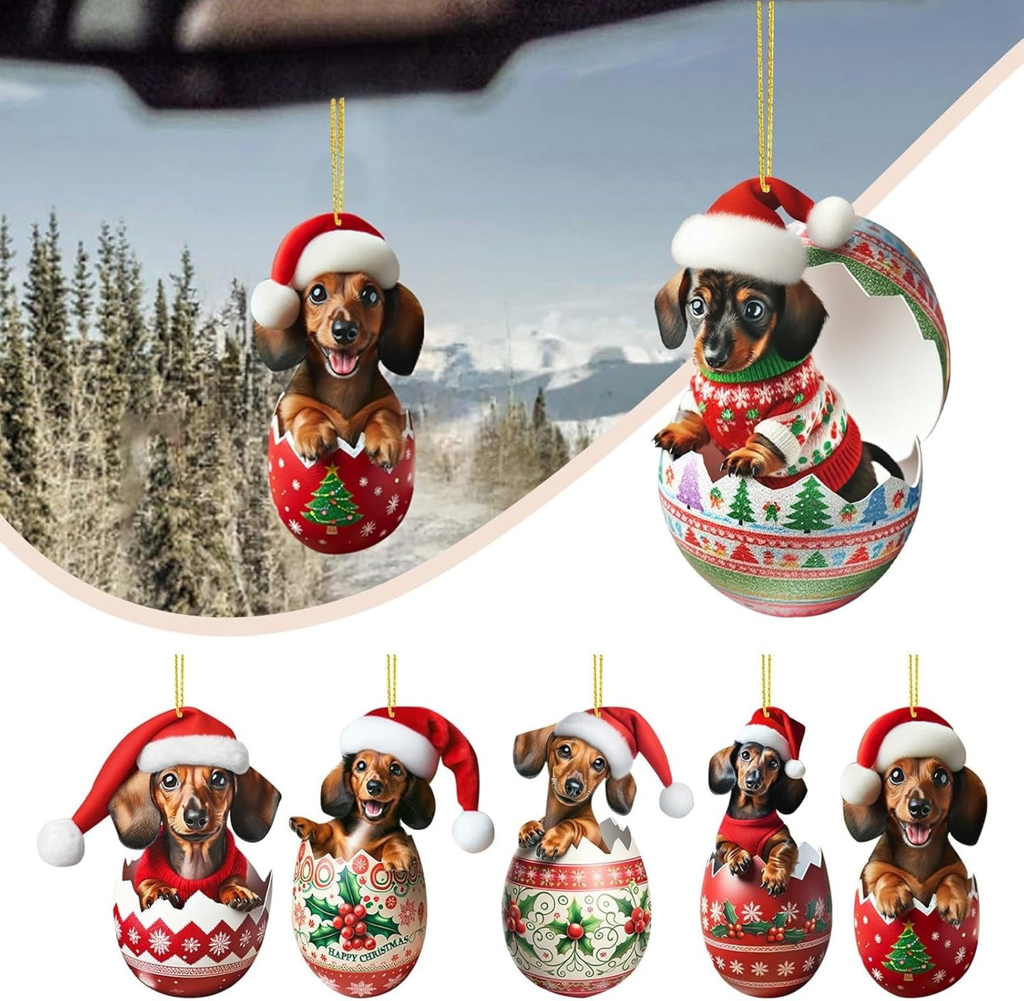 🎅Calendario de Adviento de Perros Salchicha Navideños 2025-ES