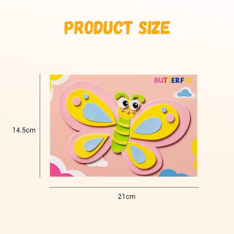 🧩🎨Φτιάξτε μόνοι σας 3D αυτοκόλλητα από EVA για παιδιά🎁-GR