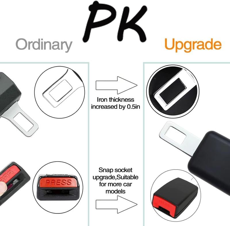 🎁 2025 m. riboto laiko išpardavimas su 50 % nuolaida 🔥 Automobilio saugos diržo sagties prailginimas ir saugos diržo segtukai 🛡️🚗-LT