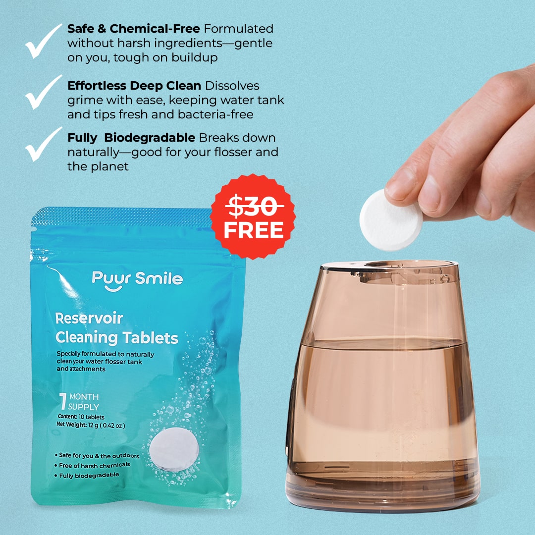 Irrigador bucal PUURSMILE: 55 % de descuento en Black Friday + 4 regalos gratis-ES