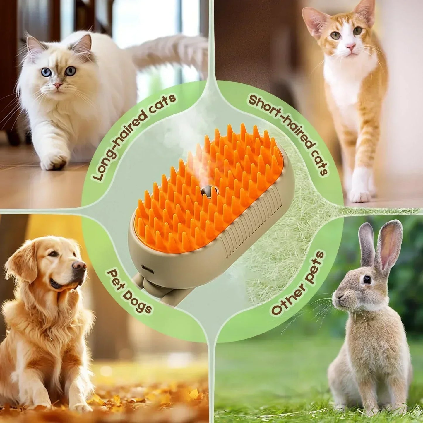 🐱🐶✨3 v 1 parne krtače za hišne ljubljenčke-SI