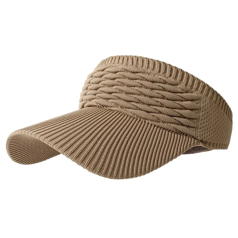 ☀️🧢 Skydelis su skylute aukštai uodegai – apsauga nuo UV spindulių, kvėpuojantis, skirtas lauko veiklai ir kasdieniam naudojimui-LT