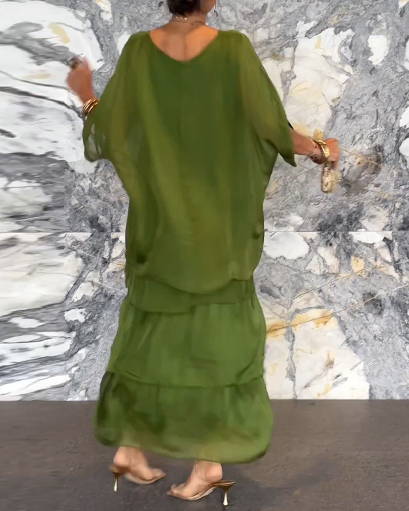 💕Venta caliente del día de la madre-Vestido flojo del estilo artístico💕-ES