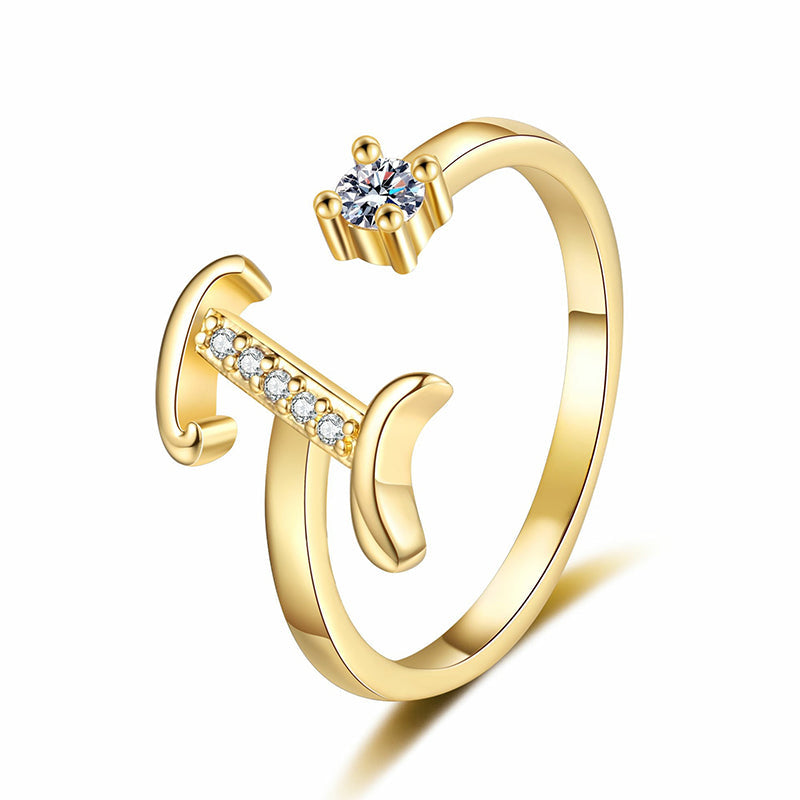 ⏳Vremenski ograničeni popust od 50%⏰Podesivi prsten s inicijalima za žene💍-HR