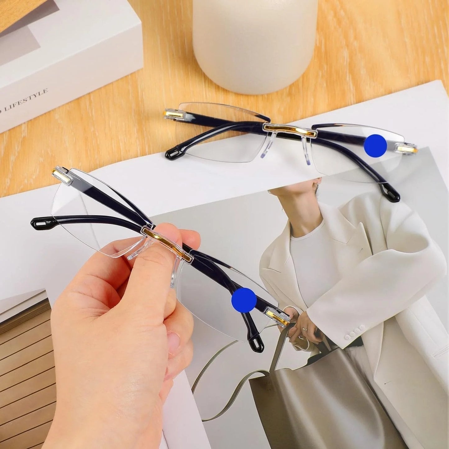 👓🌄Smart Zoom multifokalna očala – jasen vid na blizu in daleč, vse v enem-SI