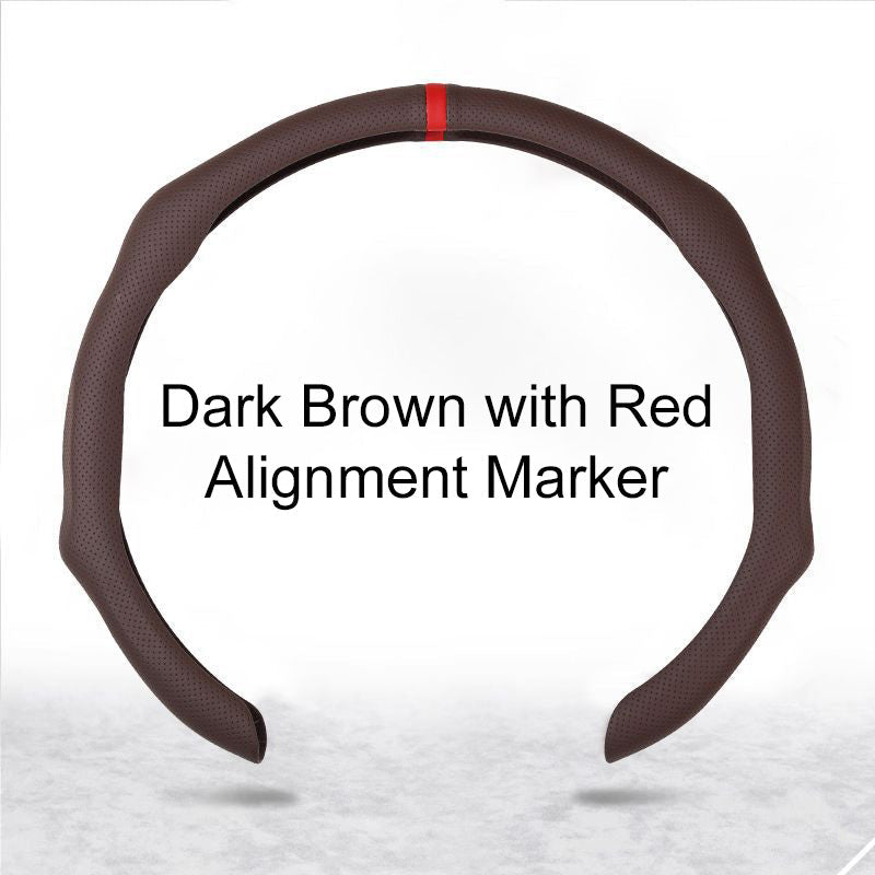 🔥🚗Ανεπτύξιμο, αντιολισθητικό, εξαιρετικά λεπτό κάλυμμα τιμονιού-GR