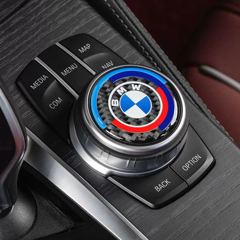 Naklejka dekoracyjna na gałkę multimedialną BMW-LT