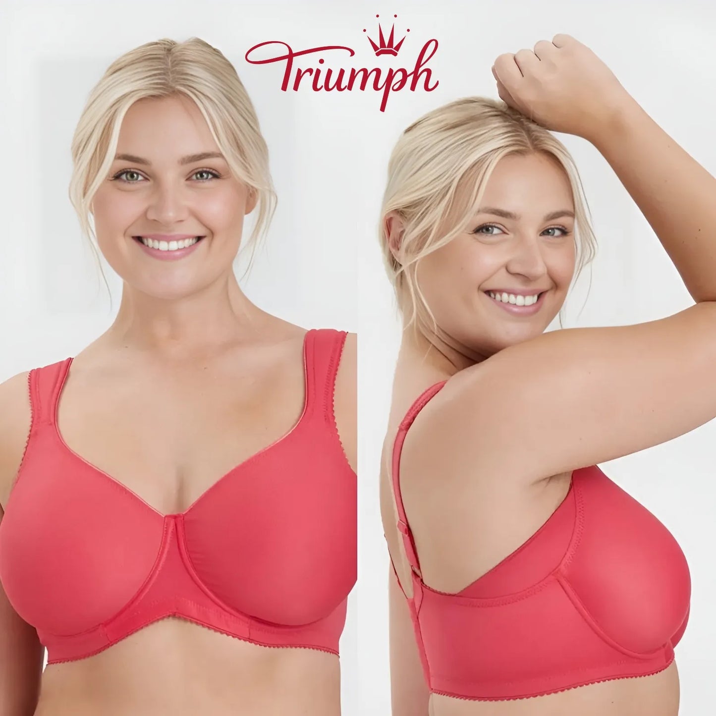 Triumph - (4 kom.) Grudnjak s push-up efektom i velikim košaricama-HR