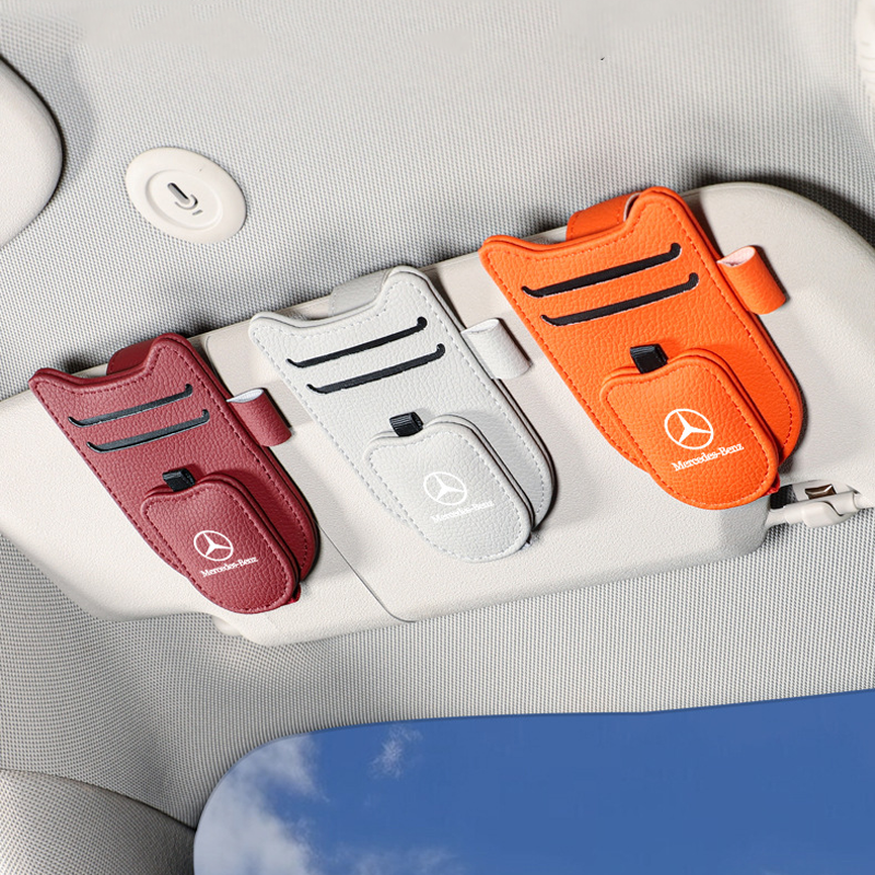 Akinių nuo saulės laikiklis automobiliui – lengvai pasiekiamas, taupantis vietą, daugiafunkcis segtukas-LT