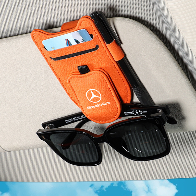 Akinių nuo saulės laikiklis automobiliui – lengvai pasiekiamas, taupantis vietą, daugiafunkcis segtukas-LT