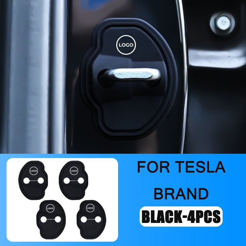 Funda protectora de silicona para pestillo de puerta de coche (4 uds.)-ES