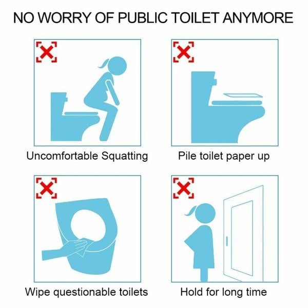 🛡️ ¡Por tu salud! 🌿 Protector de asiento de inodoro desechable y biodegradable de plástico 🥰-ES