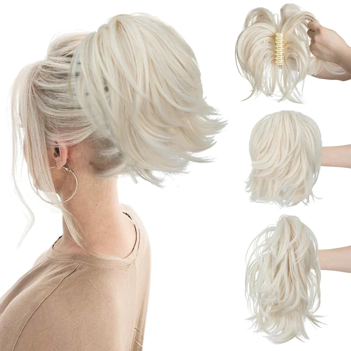 Accesorios para el cabello hechos a mano para moños-ES