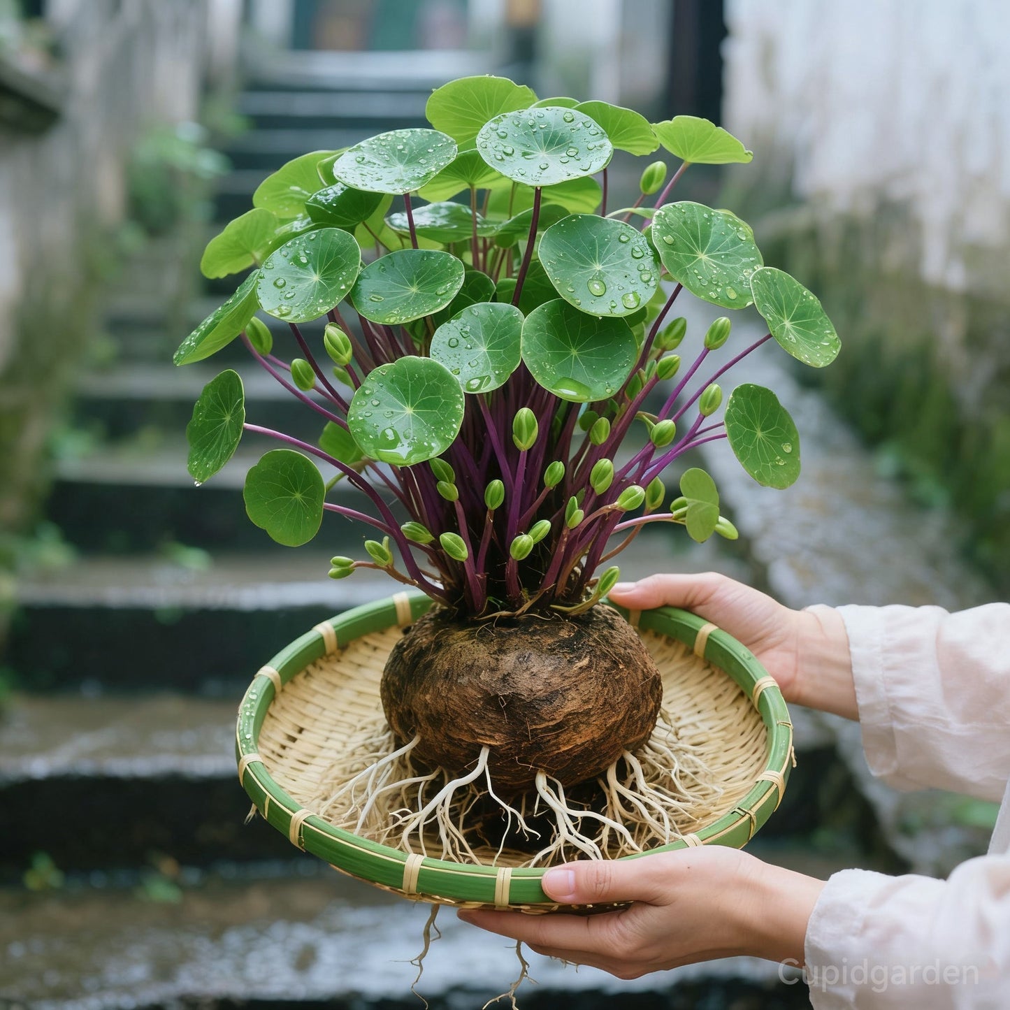 🎈🪴Raudonoji rotango Stephania Erecta: stipriausias kambarinis augalas tinginiams🌿-LT