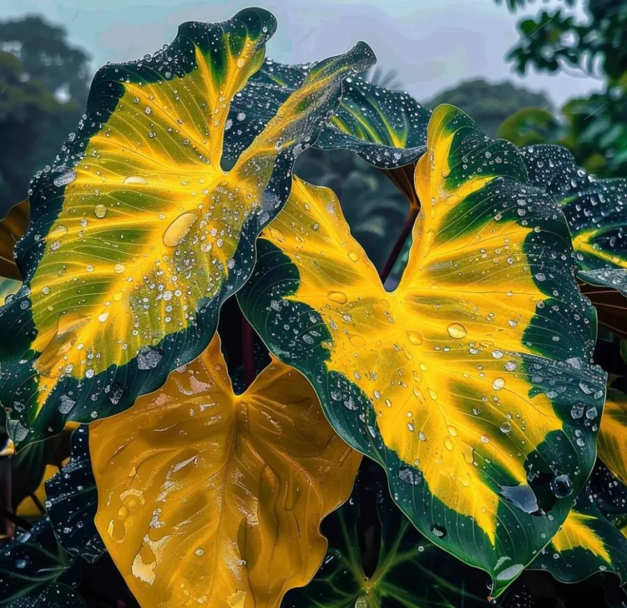 Redke, orjaške, večbarvne čebulice kaladija-SI