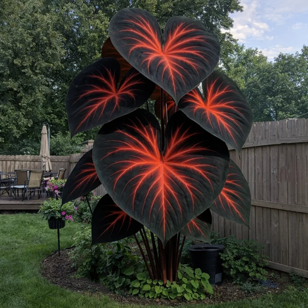 Redke, orjaške, večbarvne čebulice kaladija-SI