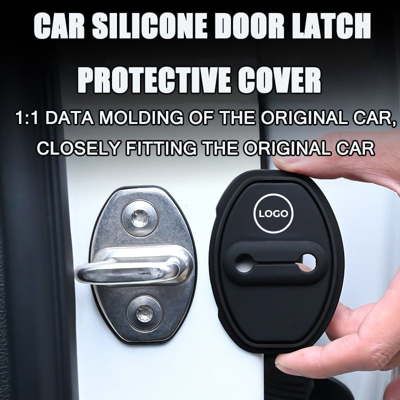 Funda protectora de silicona para pestillo de puerta de coche (4 uds.)-ES