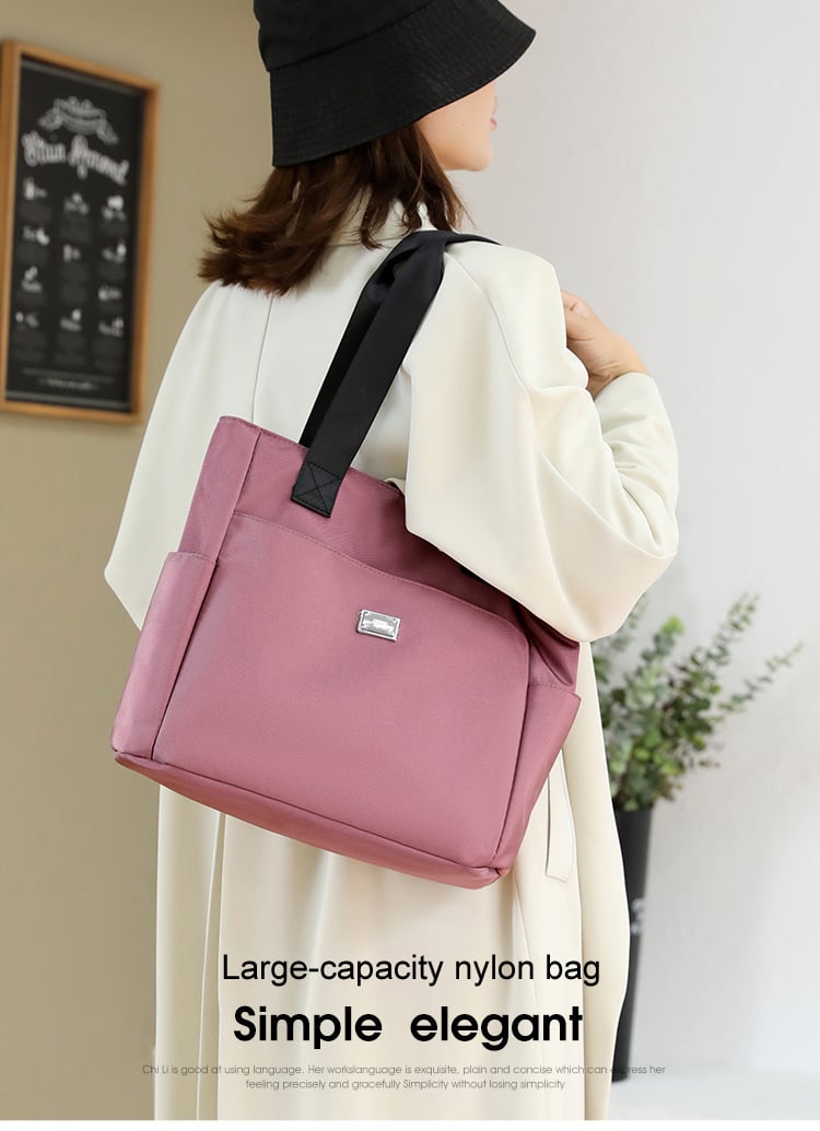 🔥Αδιάβροχη τσάντα ώμου από νάιλον με μεγάλη χωρητικότητα και πολλαπλές τσέπες👜-GR