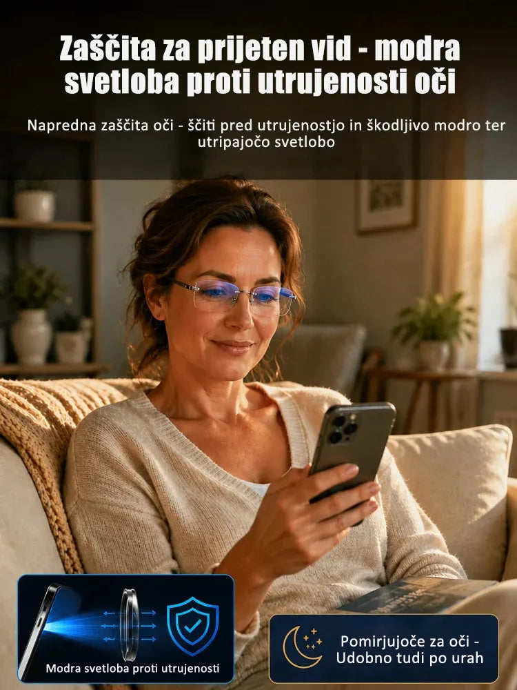 Ultra lahka diamantna očala brez okvirja-SI