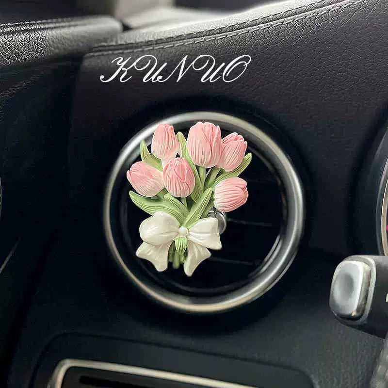 Difuzor za ventilacijski otvor automobila s cvjetnim grozdom, kamen-HR