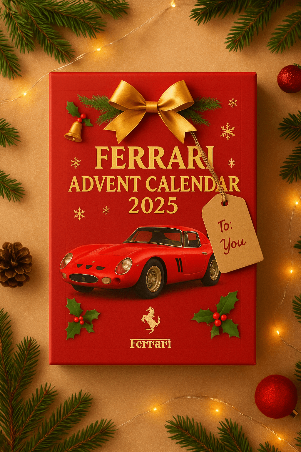 🎄 Calendario de Adviento Ferrari F1 Racing Legends 2025 – Edición Coleccionista 🏎️✨-ES
