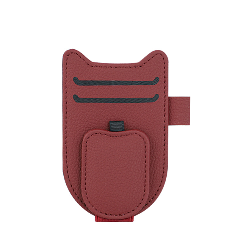 Akinių nuo saulės laikiklis automobiliui – lengvai pasiekiamas, taupantis vietą, daugiafunkcis segtukas-LT