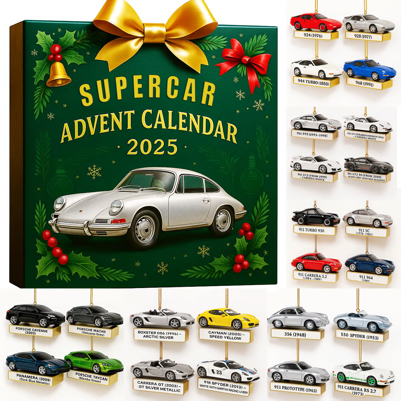 Calendario de Adviento de Coches Clásicos – Edición Limitada Navidad 2025-ES