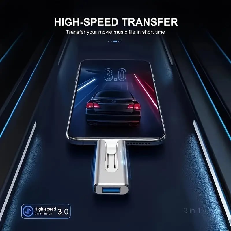 „FileNest“ 4 viename USB išorinė atminties saugykla-LT