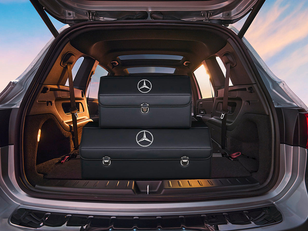 Compartimento de almacenamiento de cuero para el maletero del coche.-ES