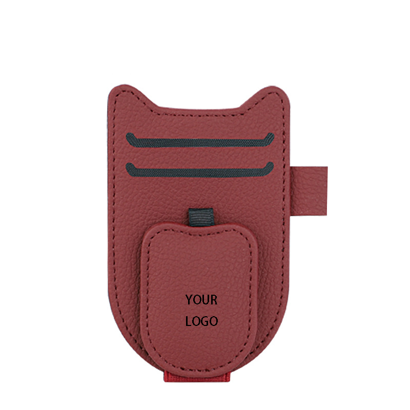 Akinių nuo saulės laikiklis automobiliui – lengvai pasiekiamas, taupantis vietą, daugiafunkcis segtukas-LT