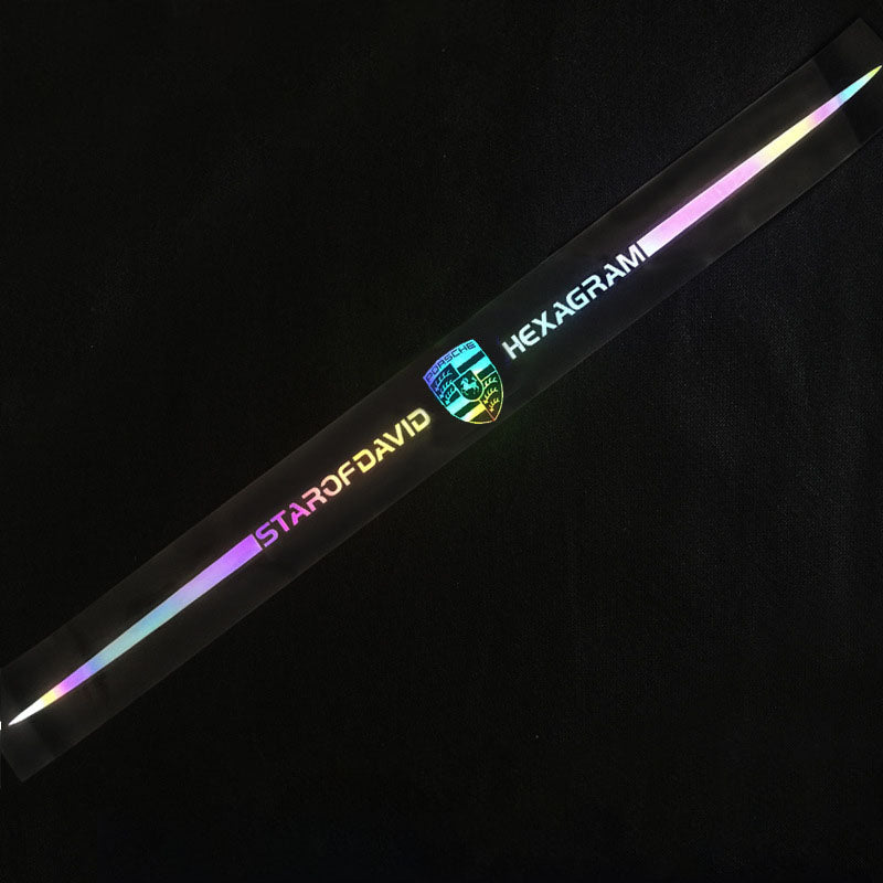 3D barvite lasersko odsevne avtomobilske nalepke 4 kosi-SI