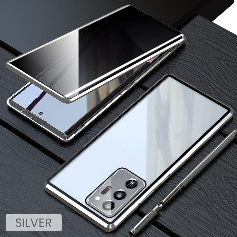 💥Dvipusis grūdinto stiklo magnetinis dėklas, skirtas „Samsung S23-S25“ serijos telefonams-LT