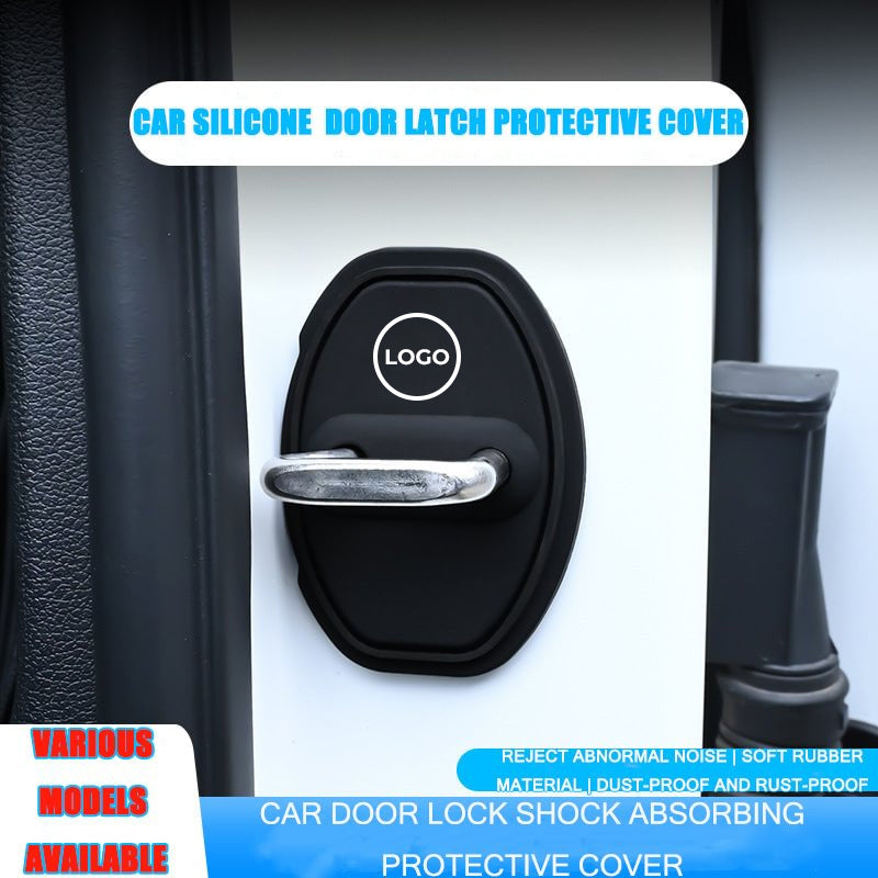 Funda protectora de silicona para pestillo de puerta de coche (4 uds.)-ES