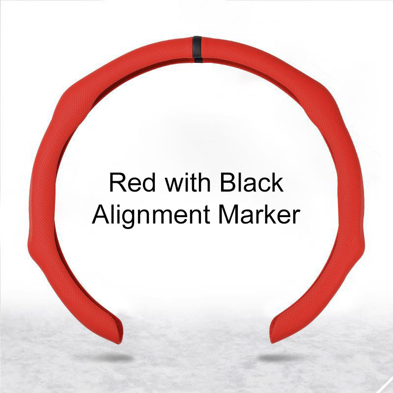 🔥🚗Ανεπτύξιμο, αντιολισθητικό, εξαιρετικά λεπτό κάλυμμα τιμονιού-GR